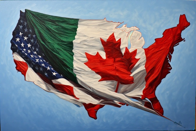 NAFTA Signed, USA-Canada-Mexico | 1994-01-01