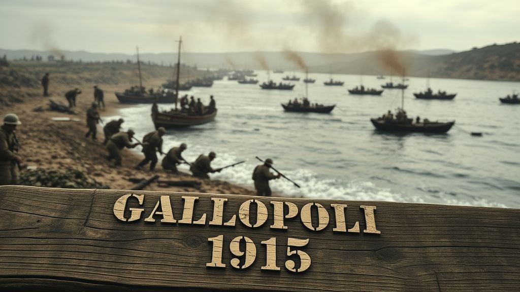 Allied Troops Land at Gallipoli, Cape Helles, Ottoman Empire | 1915-04-25