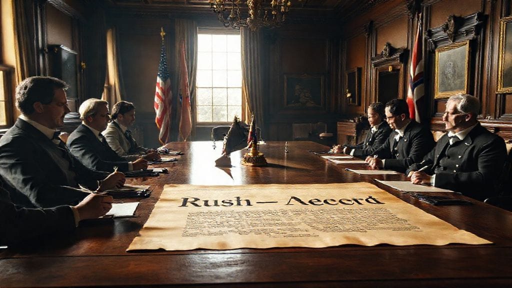 Anglo-American Rush–Bagot Agreement, Washington, D.C., USA | 1817-04-28