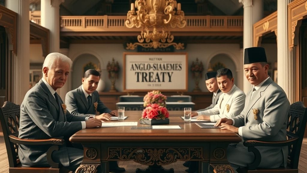 Anglo-Siamese Treaty Signed, Bangkok, Siam | 1909-03-10 2 Anglo-Siamese Treaty Signed, Bangkok, Siam | 1909-03-10