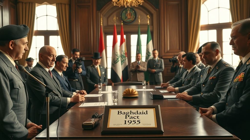 Baghdad Pact Signed, Baghdad, Iraq | 1955-02-24