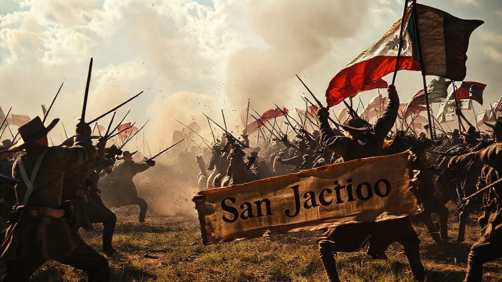 Battle of San Jacinto, near present-day Houston, Texas | 1836-04-21