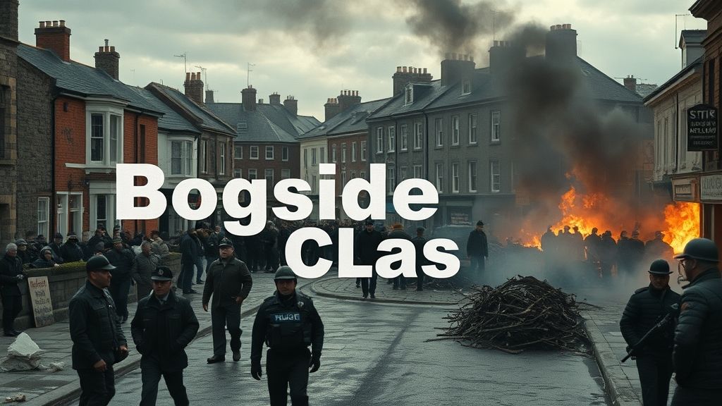 Battle of the Bogside Ignites the Troubles, Derry, Northern Ireland | 1969-08-12