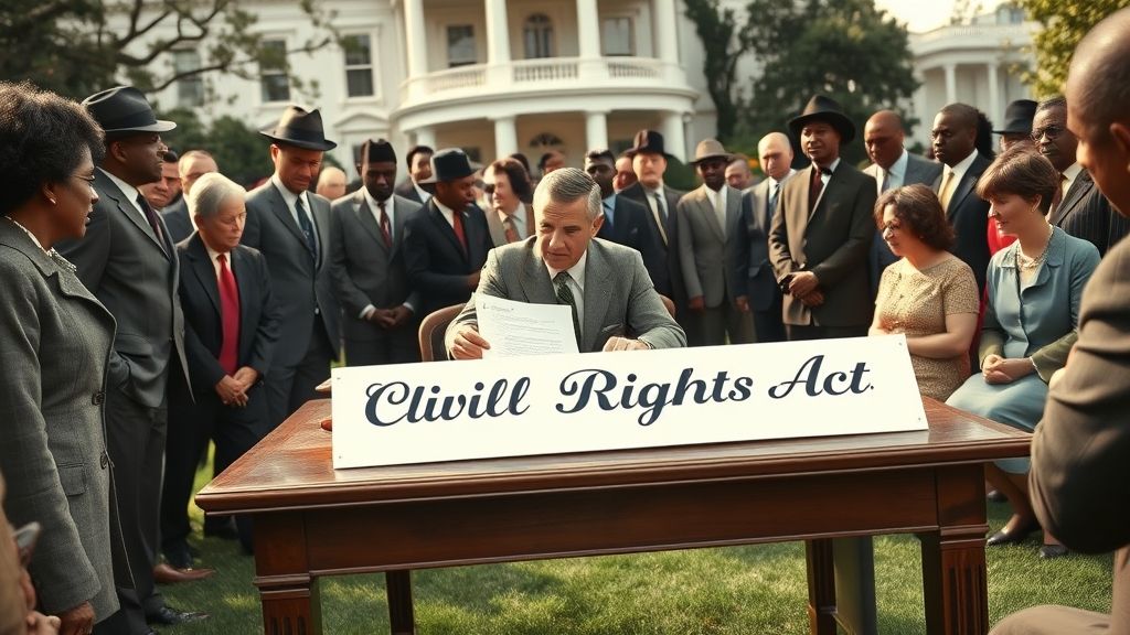 Civil Rights Act Signed, Washington, D.C., USA | 1964-07-02