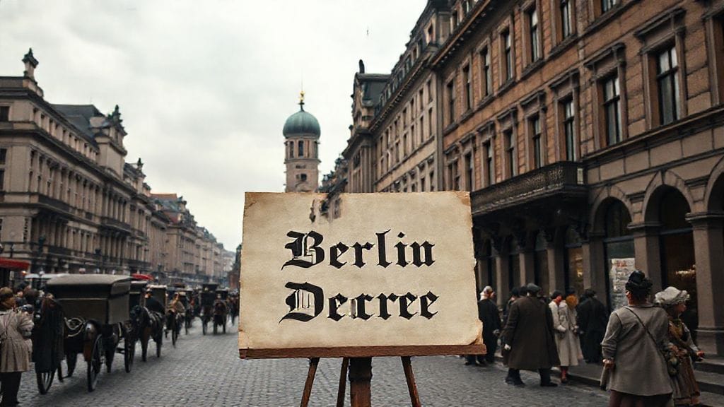 Continental System Decreed (Berlin Decree), Berlin, Prussia | 1806-11-21 2 Continental System Decreed (Berlin Decree), Berlin, Prussia | 1806-11-21