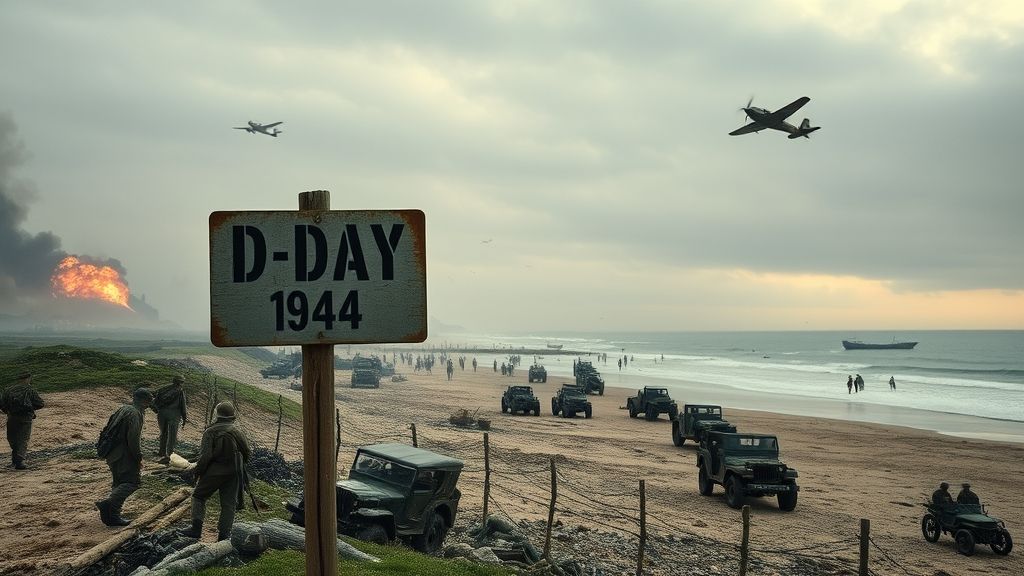 D-Day Landings Begin, Normandy, France | 1944-06-06