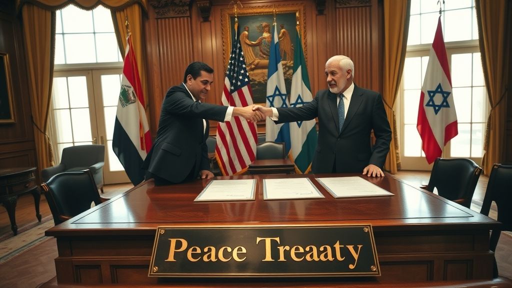 Egypt–Israel Peace Treaty Signed, Washington, D.C., USA | 1979-03-26