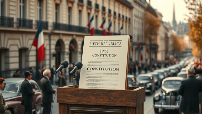Promugated Fifth French Republic Constitution Promulgated (1958)
