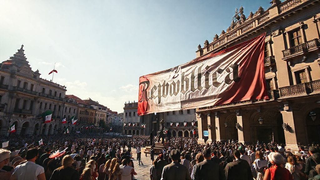 First Mexican Empire Falls; Republic Proclaimed, Mexico City, Mexico | 1823-03-19