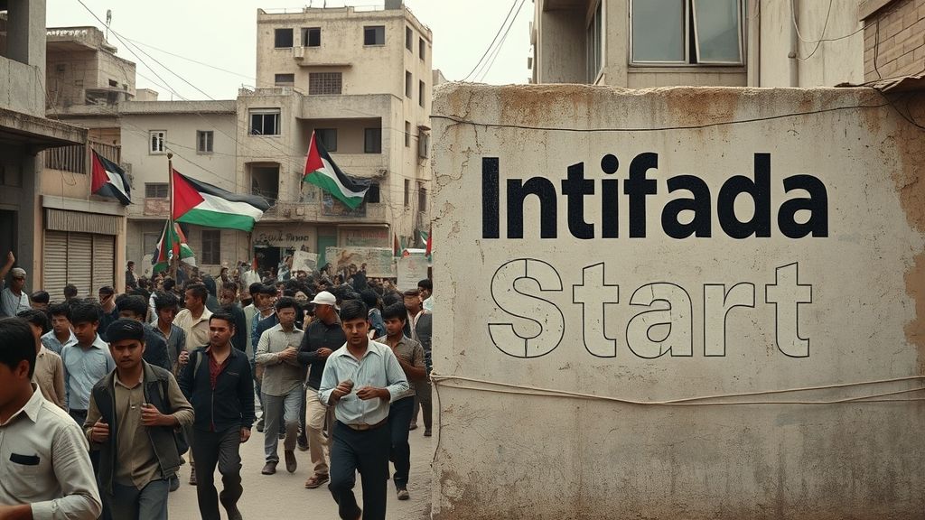 First Palestinian Intifada Begins, Jabalia, Gaza | 1987-12-09