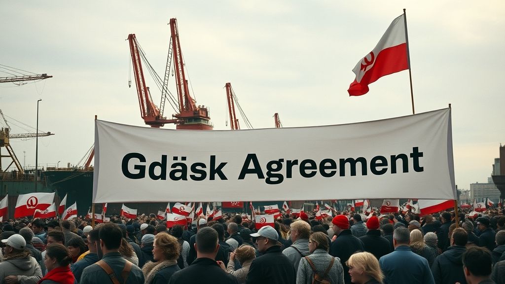 Gdańsk Agreement Forms Solidarity, Gdańsk, Poland | 1980-08-31