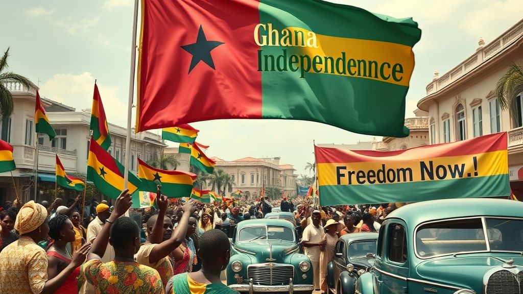 Ghana Gains Independence, Accra, Ghana | 1957-03-06