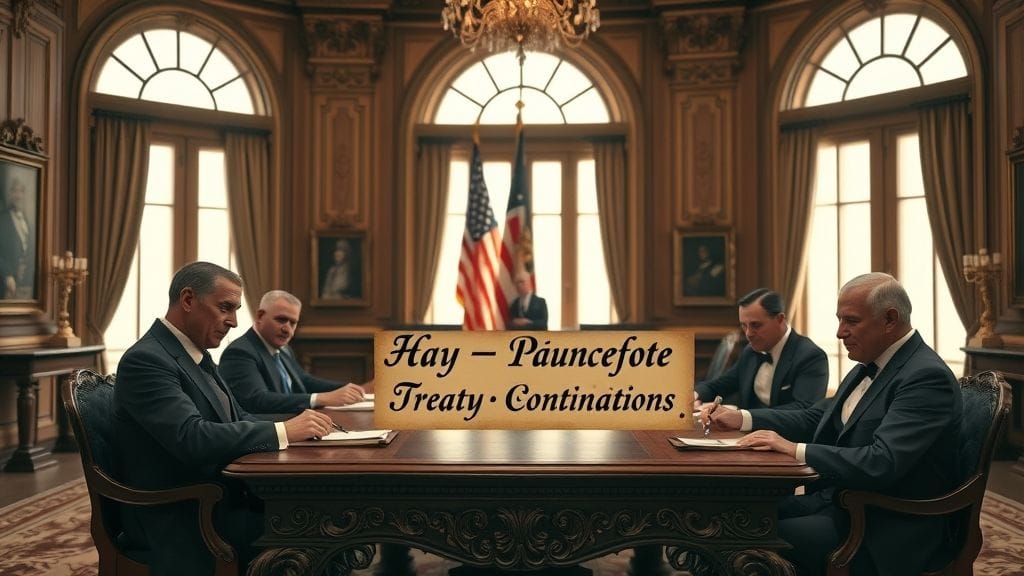Hay–Pauncefote Treaty Signed, Washington, USA | 1901-11-18