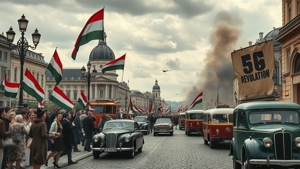 Hungarian Revolution Erupts, Budapest, Hungary | 1956-10-23