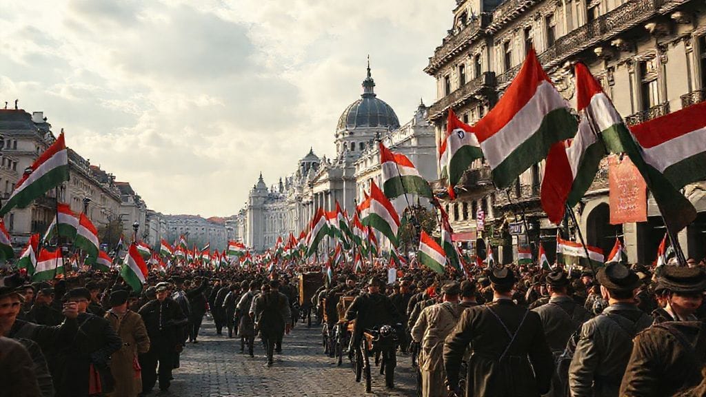 Hungarian Revolution Proclaimed, Pest (Budapest), Hungary | 1848-03-15