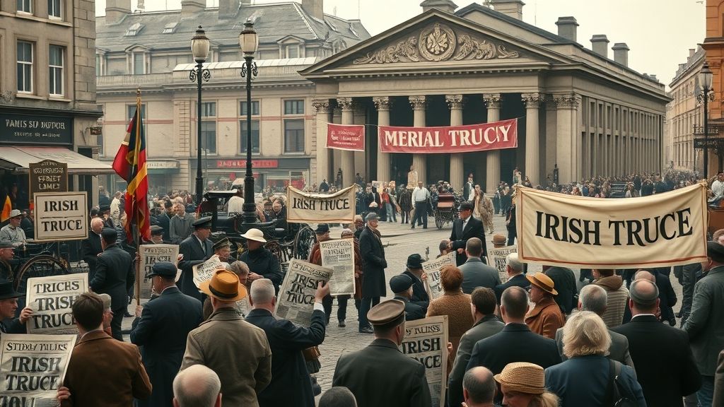 Irish Truce Announced, Dublin, Ireland | 1921-07-11