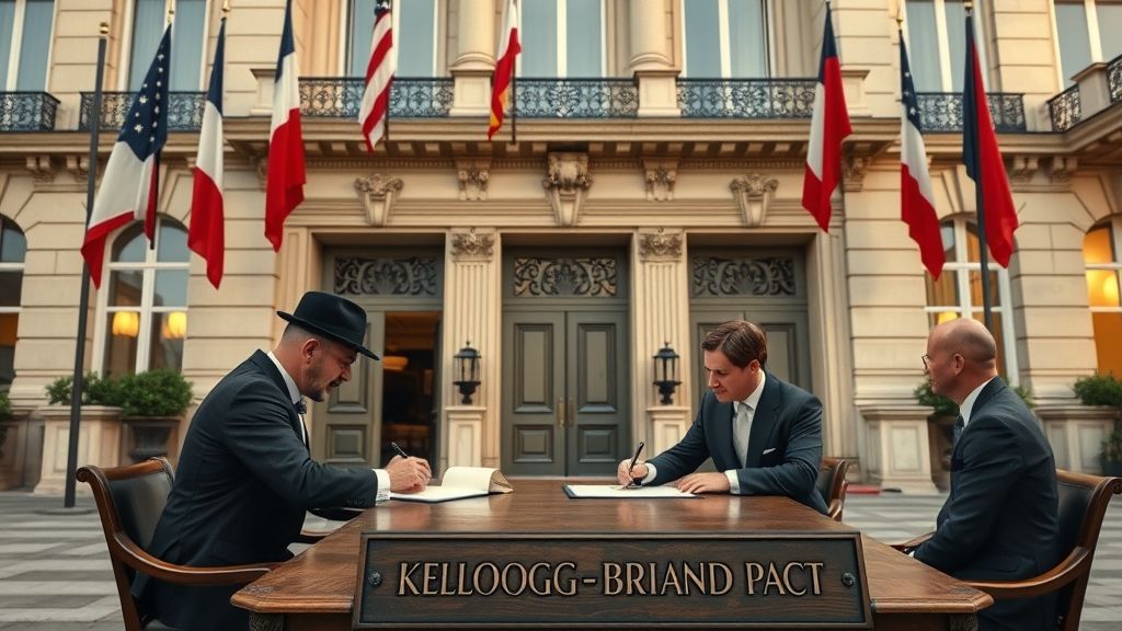 Kellogg–Briand Pact Signed, Paris, France | 1928-08-27