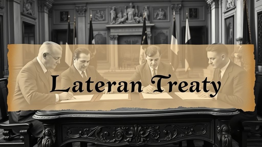 Lateran Treaty Signed, Rome, Italy | 1929-02-11