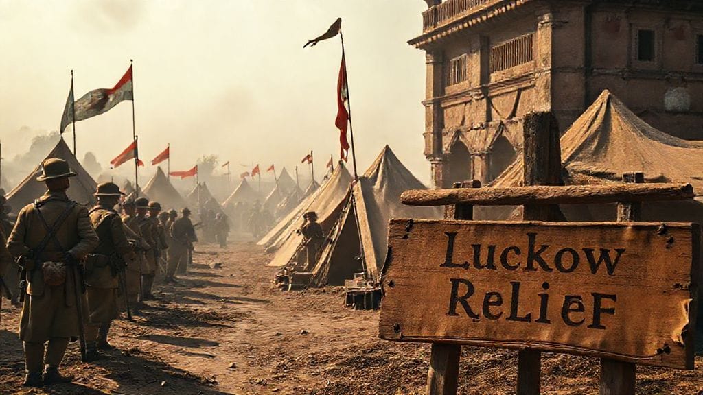 Lucknow Relief Achieved, Lucknow, India | 1857-11-17