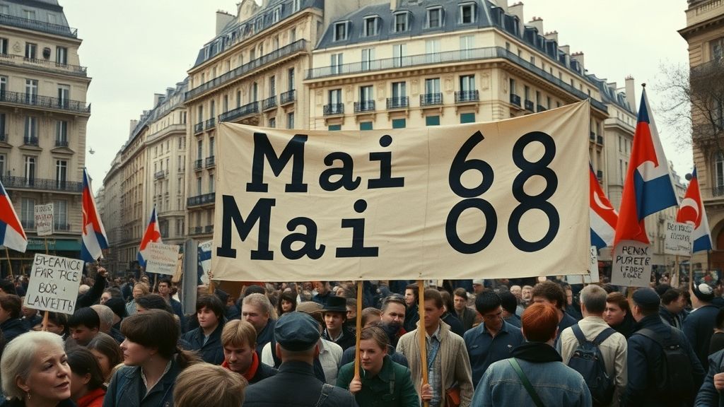 May 1968 Protests Erupt, Paris, France | 1968-05-03