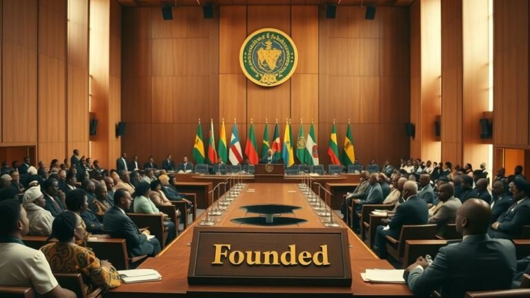 Organisation of African Unity Founded 1963 : tournant majeur