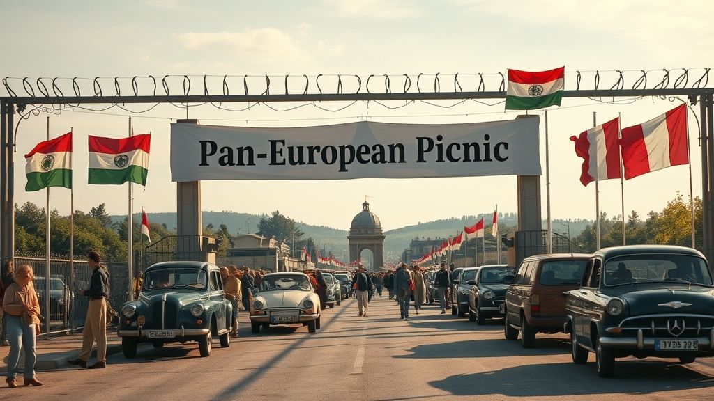 Pan-European Picnic Opens Border, Sopron, Hungary | 1989-08-19