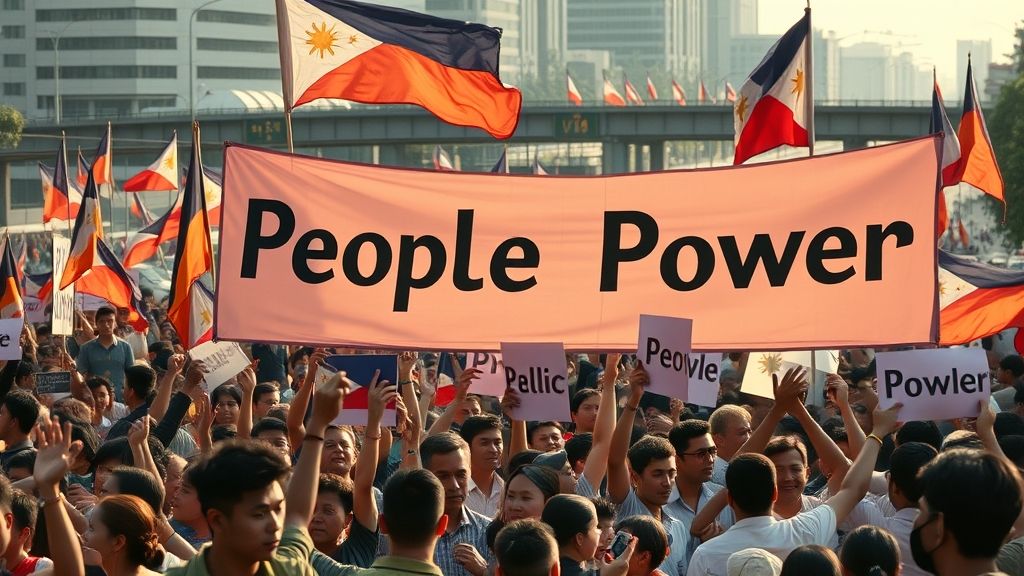 People Power Revolution Triumphs, Manila, Philippines | 1986-02-25