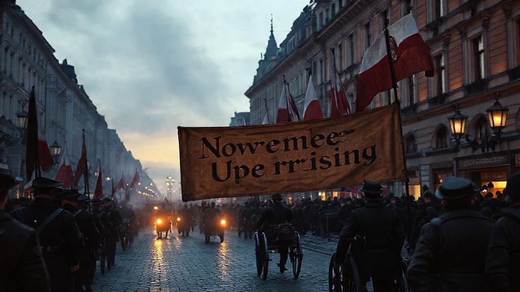 Polish November Uprising Begins, Warsaw, Congress Poland | 1830-11-29