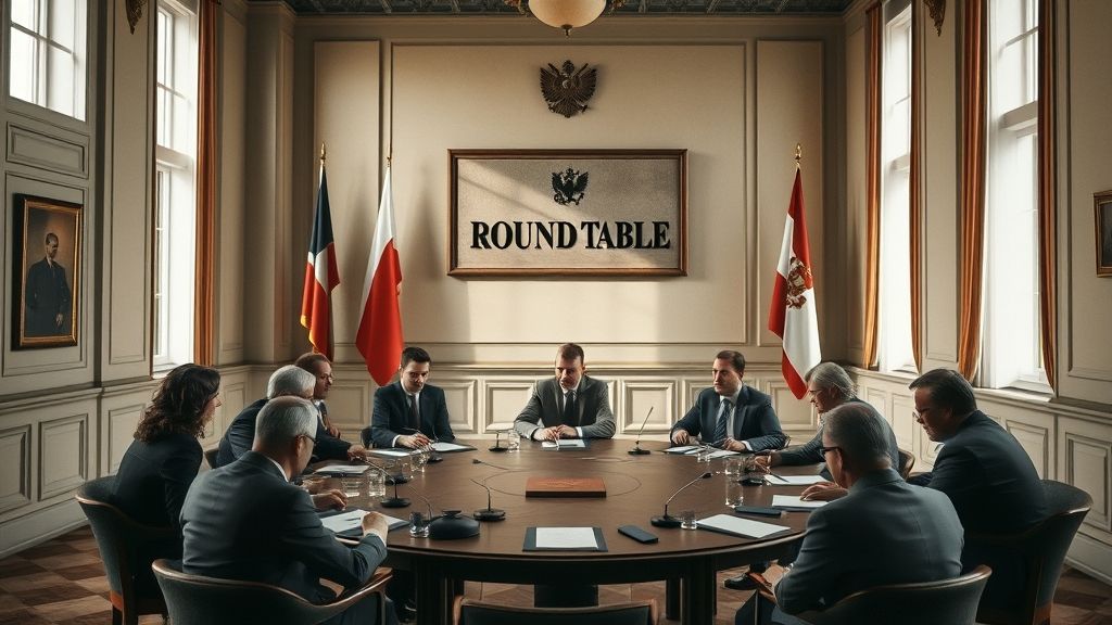 Polish Round Table Agreement Signed, Warsaw, Poland | 1989-04-05