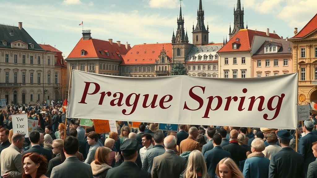 Prague Spring Reforms Announced, Prague, Czechoslovakia | 1968-04
