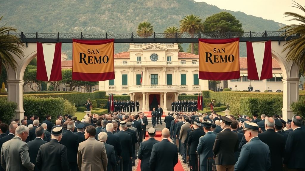 San Remo Conference Opens, Sanremo, Italy | 1920-04-19