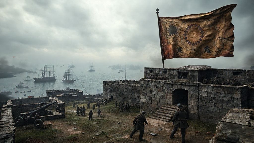 Second Opium War Escalation at Taku Forts, Dagu (Taku), China | 1859-06-25