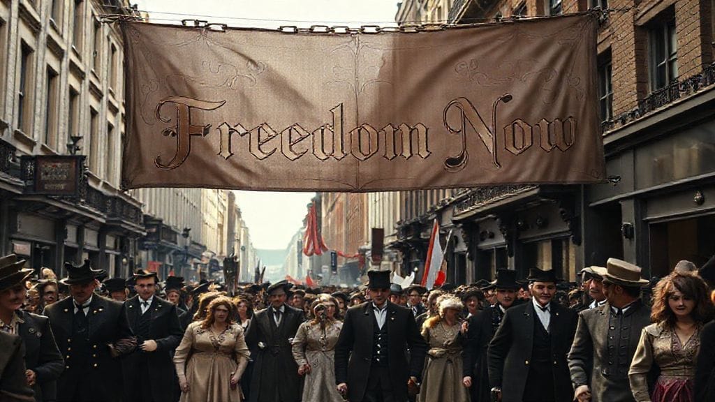 Slavery Abolition Act Takes Effect in Empire, London, United Kingdom | 1834-08-01