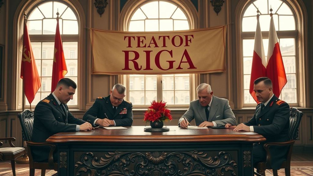 Soviet–Polish Treaty of Riga Signed, Riga, Latvia | 1921-03-18