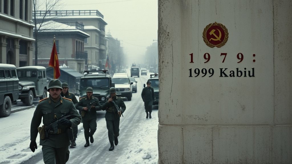 Soviet Troops Enter Afghanistan, Kabul, Afghanistan | 1979-12-24