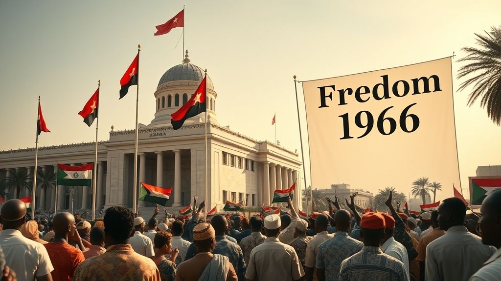 Sudan Gains Independence, Khartoum, Sudan | 1956-01-01