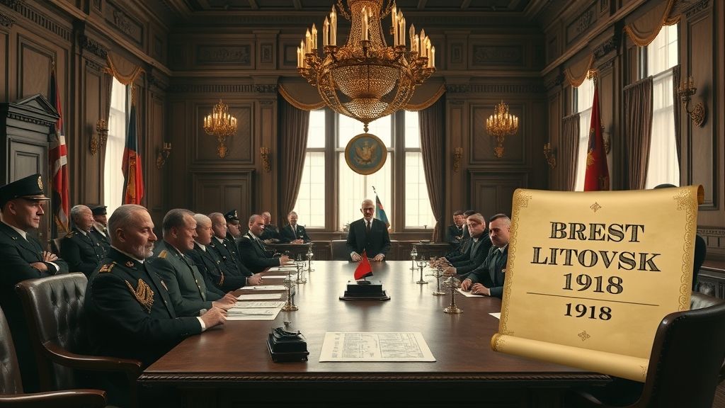 Treaty of Brest-Litovsk Signed, Brest-Litovsk (Brest), Belarus | 1918-03-03