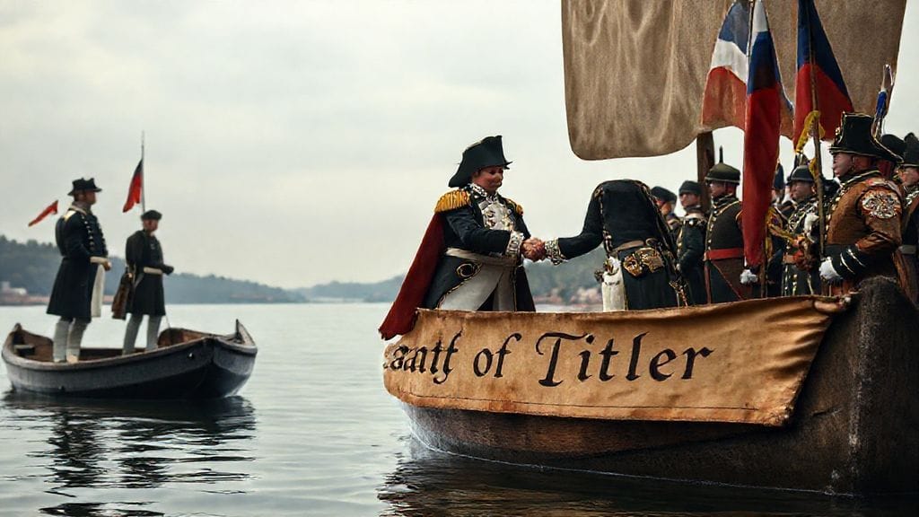 Treaty of Tilsit Signed, Tilsit (Sovetsk), Prussia/Russia | 1807-07-07