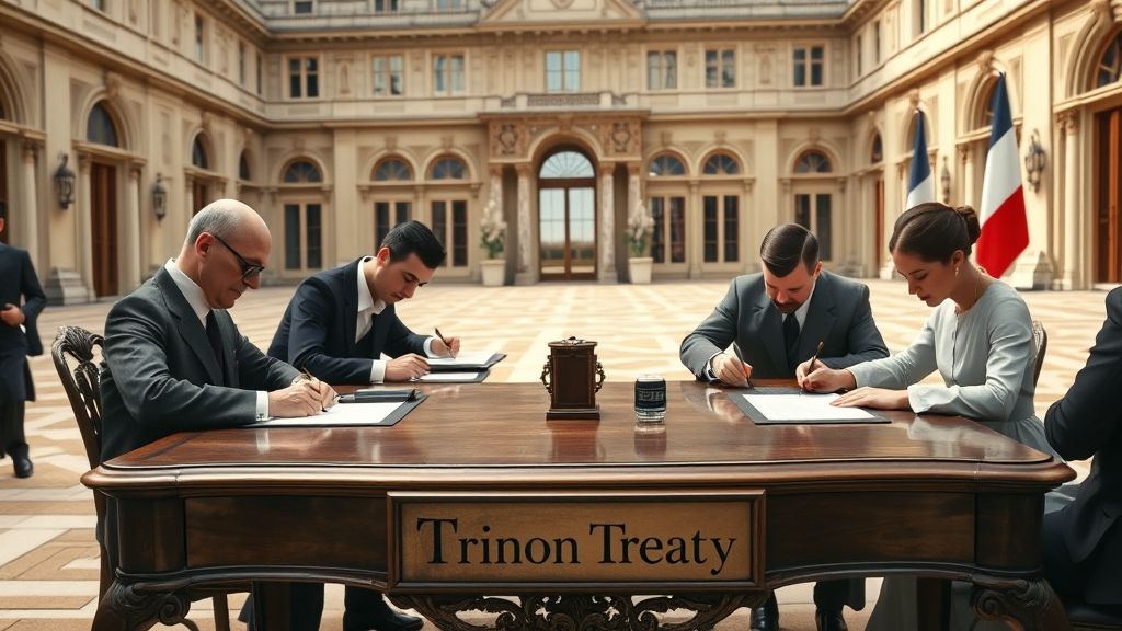 Treaty of Trianon Signed, Versailles, France | 1920-06-04