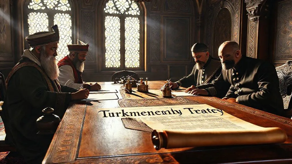 Treaty of Turkmenchay Signed, Turkmenchay (near Tabriz), Persia | 1828-02-21