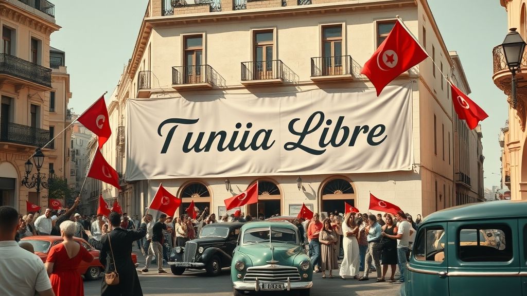 Tunisia Gains Independence, Tunis, Tunisia | 1956-03-20
