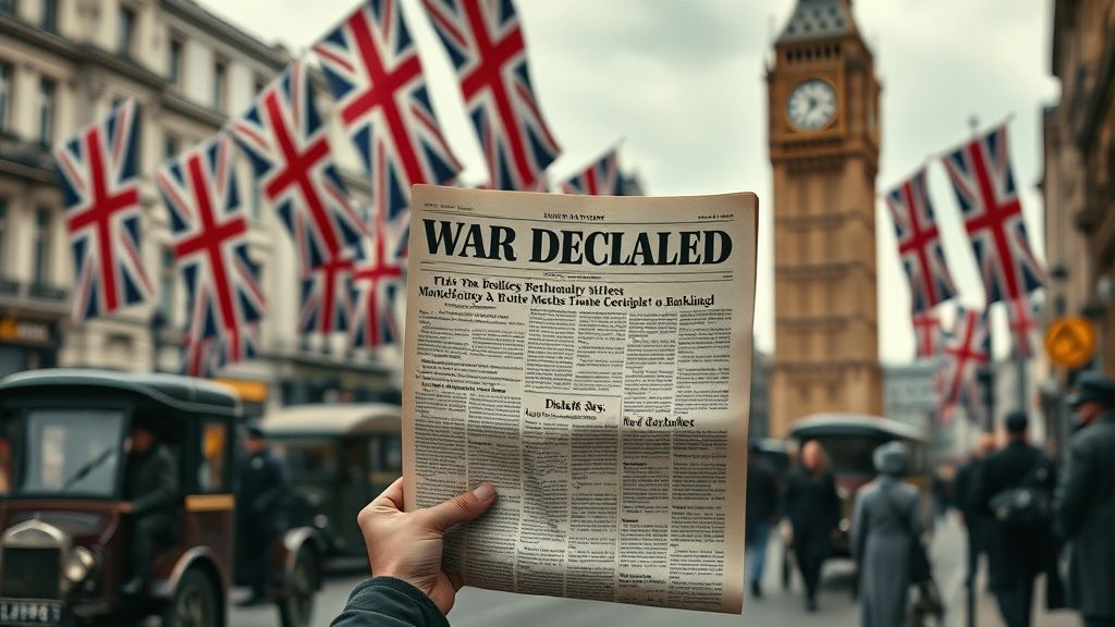 United Kingdom Declares War on Germany, London, United Kingdom | 1914-08-04