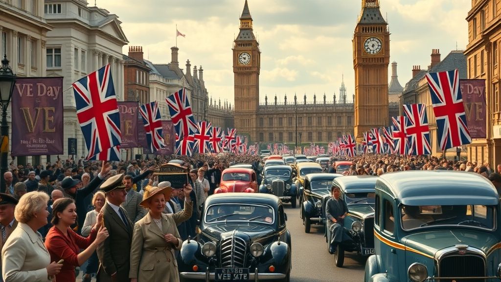 Victory in Europe Day, London, United Kingdom | 1945-05-08