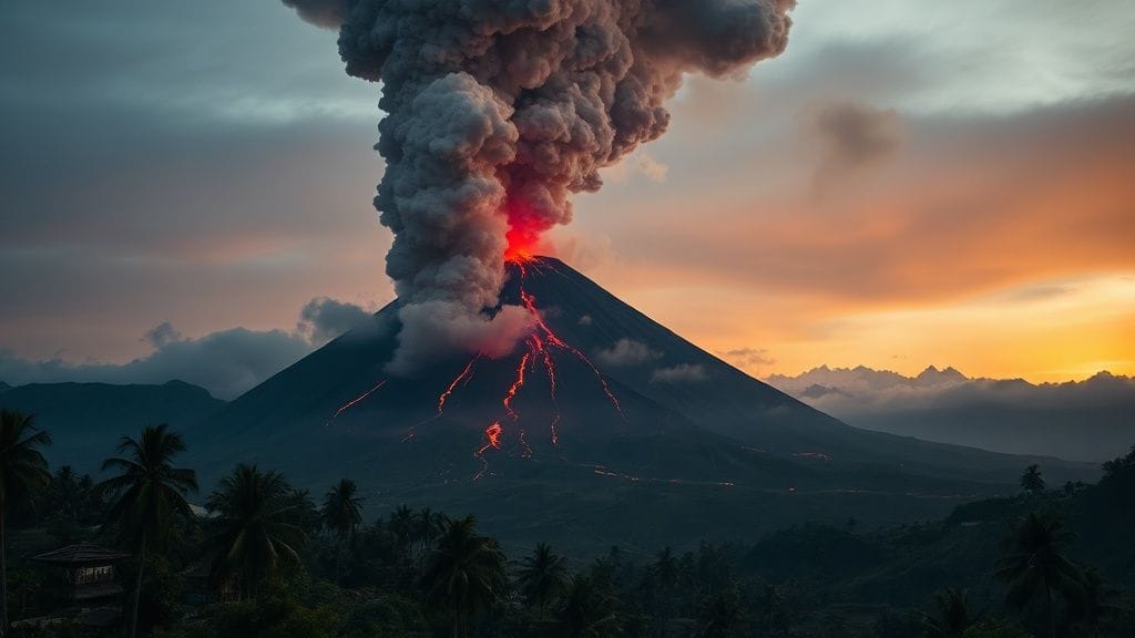 Agung Eruption, Bali, Indonesia | 1963–1964