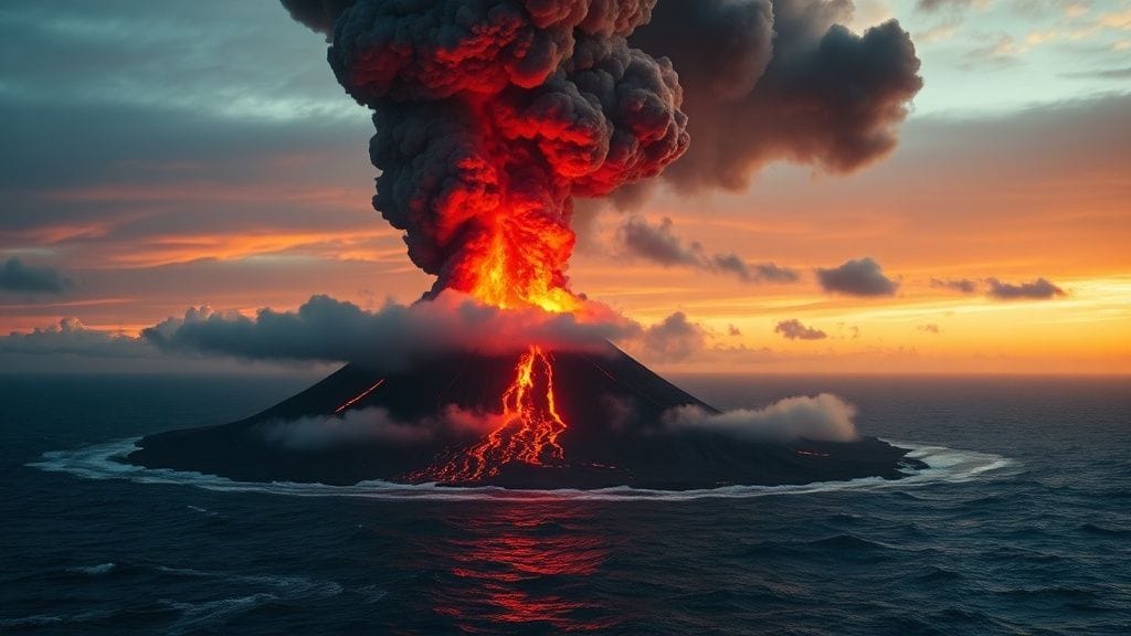 Anak Krakatau Eruption, Sunda Strait, Indonesia | 2018-12