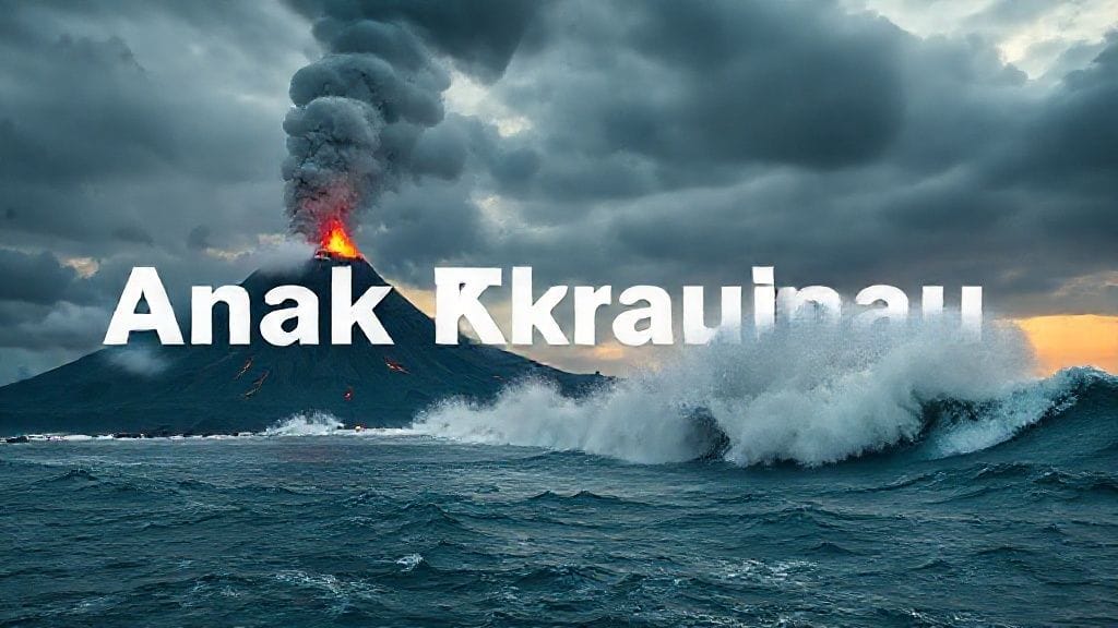 Anak Krakatau Landslide Tsunami, Sunda Strait, Indonesia | 2018-12-22