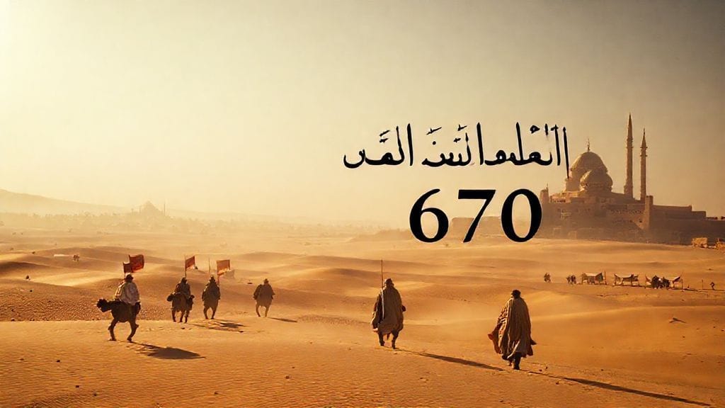 Arab–Berber Advance into Maghreb; Kairouan Founded, Kairouan, Ifriqiya | 670