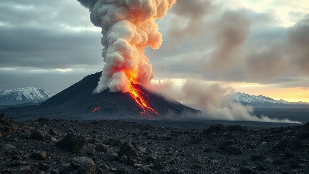 Askja Eruption, Iceland | 1875