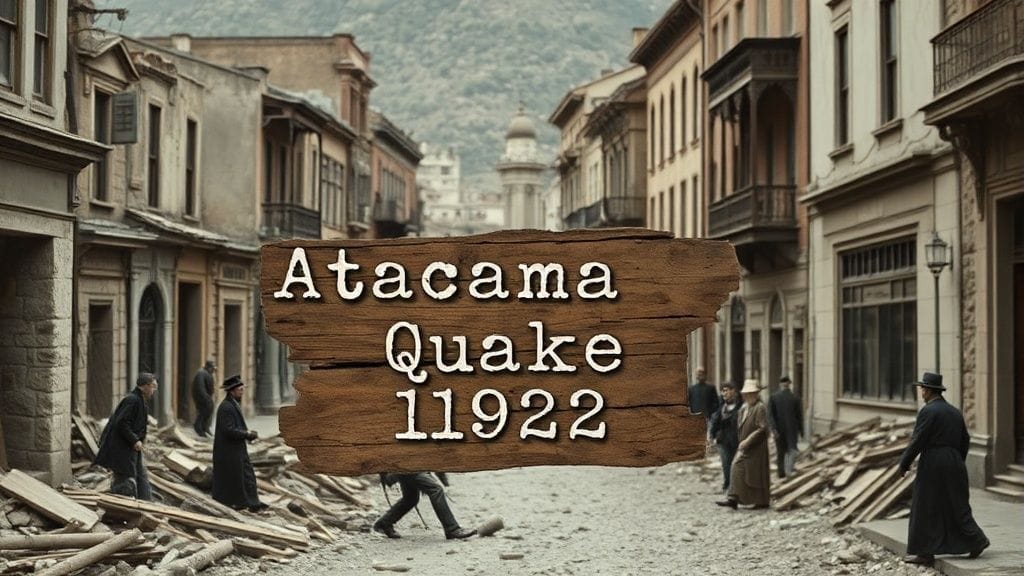 Atacama (Copiapó) Earthquake, Chile | 1922-11-11
