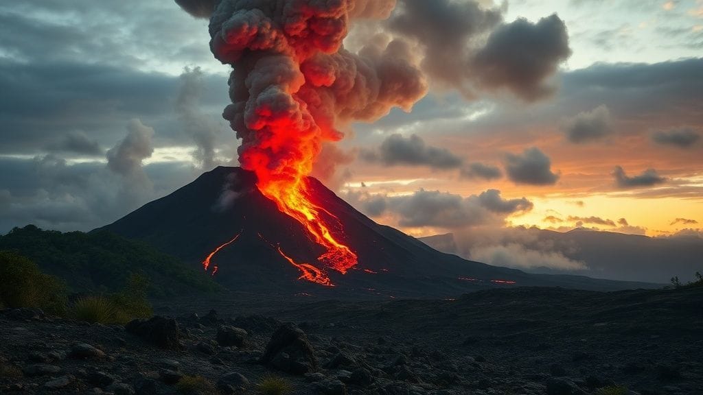Auckland Volcanic Field (Rangitoto) Eruption, New Zealand | 1400s